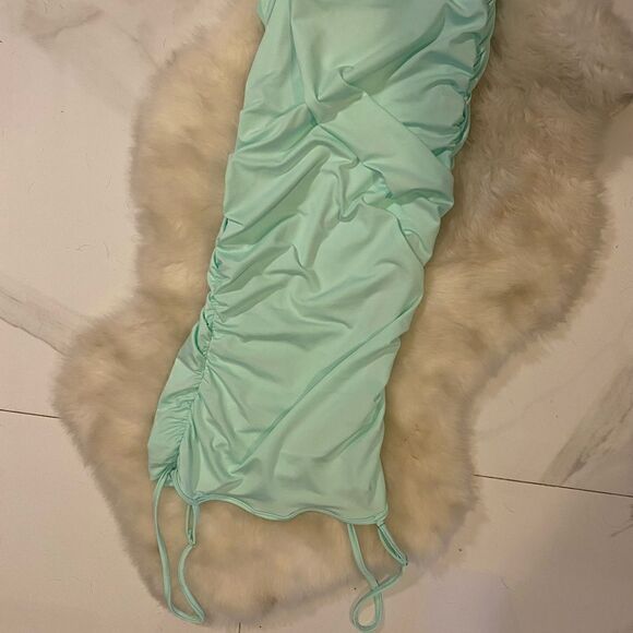 [boutique]mint green club dress BNWOT #2 - Picture 8 of 12